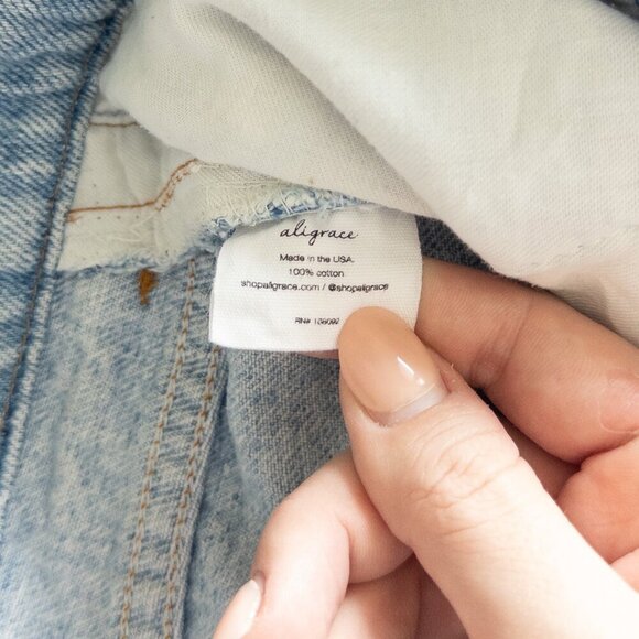 Aligrace Michelle Baggy Short, Size 26 - Picture 7 of 8